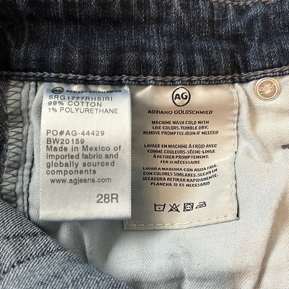 AG Farrah High-Rise Skinny Ankle Raw Hem Jeans - Picture 7 of 7